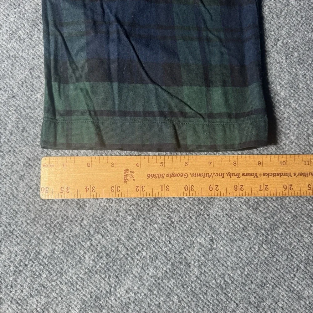 Polo Ralph Lauren Pants Mens 2XL Green Plaid Flannel Pajama Sleepwear Lounge
